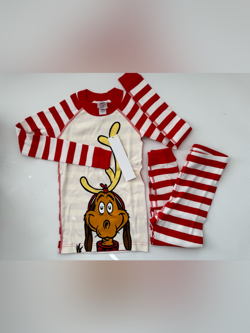 NWT Hanna Andersson Grinch Max Pajama Set Size 8